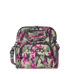 Lug Canter 2 Convertible Tote Bag in Camo Orchid - Versatile Unisex Travel Acces